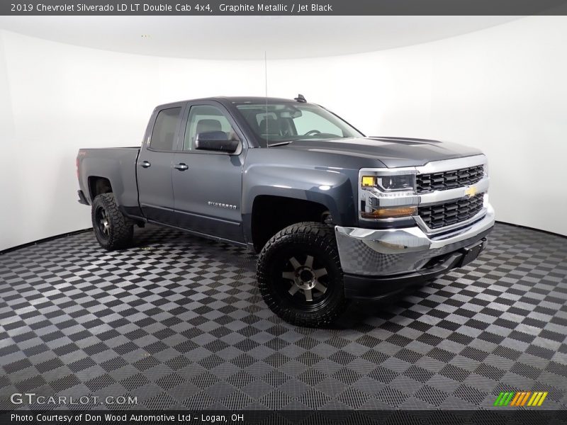 Graphite Metallic / Jet Black 2019 Chevrolet Silverado LD LT Double Cab 4x4