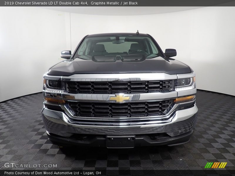 Graphite Metallic / Jet Black 2019 Chevrolet Silverado LD LT Double Cab 4x4