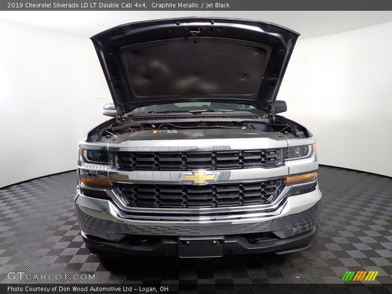 Graphite Metallic / Jet Black 2019 Chevrolet Silverado LD LT Double Cab 4x4