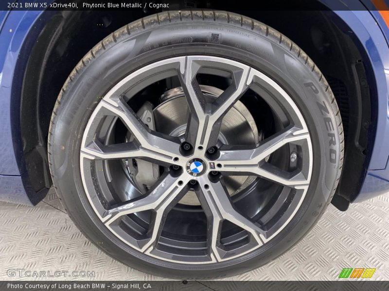 Phytonic Blue Metallic / Cognac 2021 BMW X5 xDrive40i