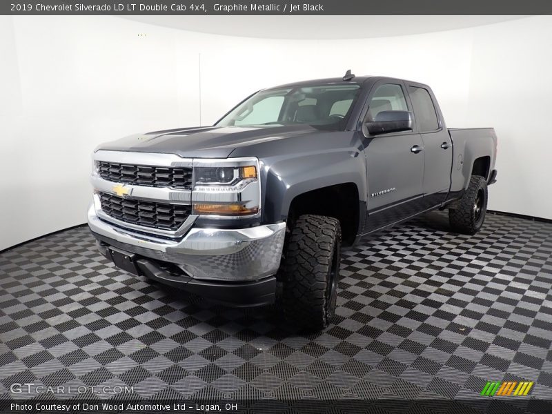 Graphite Metallic / Jet Black 2019 Chevrolet Silverado LD LT Double Cab 4x4