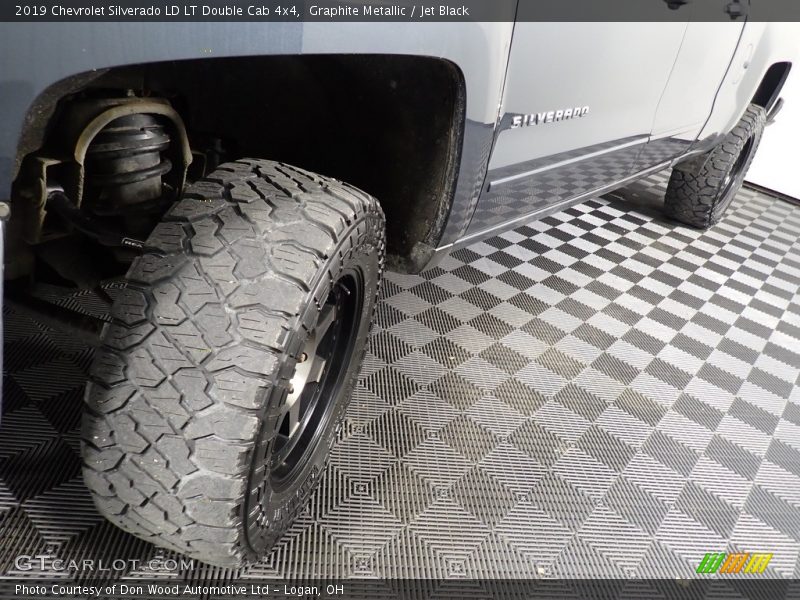 Graphite Metallic / Jet Black 2019 Chevrolet Silverado LD LT Double Cab 4x4