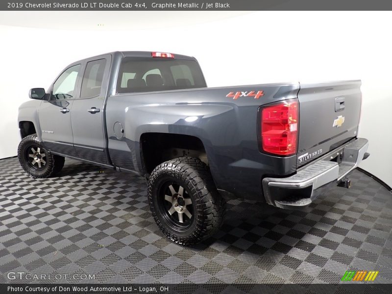 Graphite Metallic / Jet Black 2019 Chevrolet Silverado LD LT Double Cab 4x4