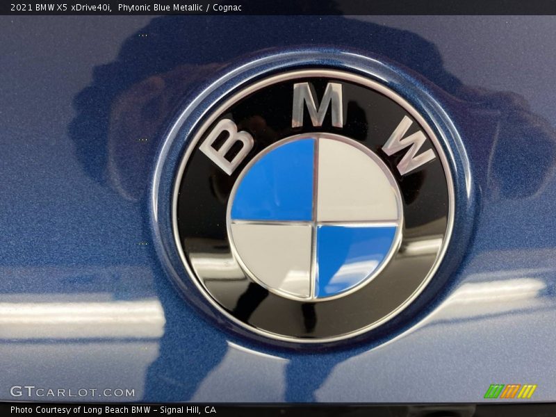 Phytonic Blue Metallic / Cognac 2021 BMW X5 xDrive40i