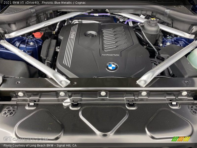Phytonic Blue Metallic / Cognac 2021 BMW X5 xDrive40i