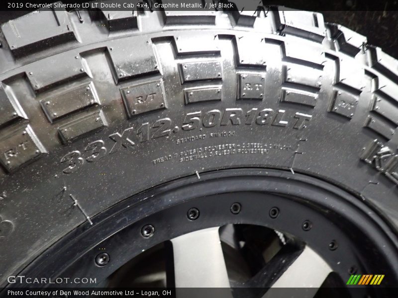 Graphite Metallic / Jet Black 2019 Chevrolet Silverado LD LT Double Cab 4x4