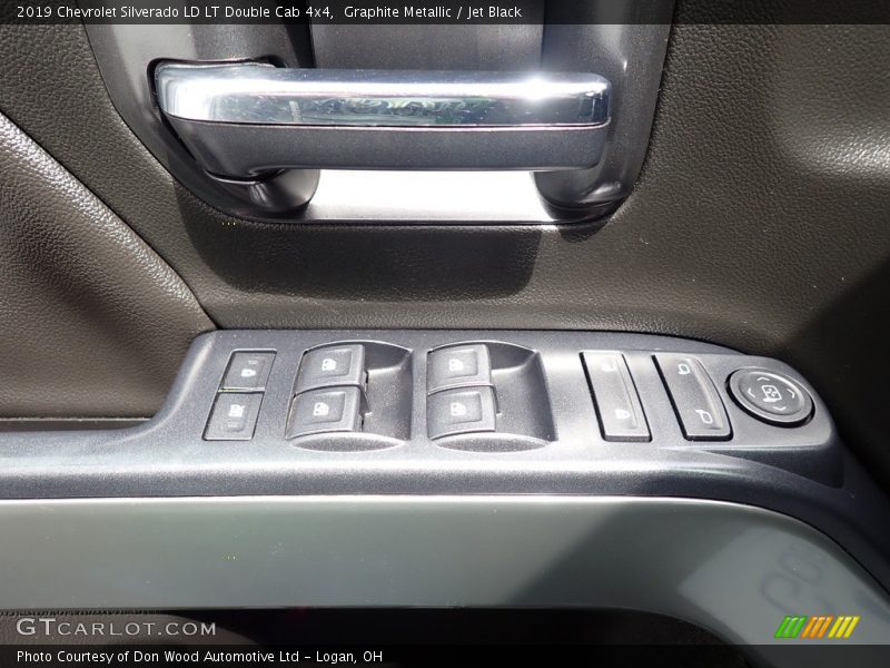Graphite Metallic / Jet Black 2019 Chevrolet Silverado LD LT Double Cab 4x4