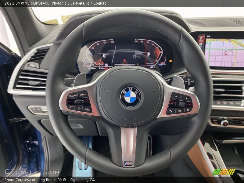 Phytonic Blue Metallic / Cognac 2021 BMW X5 xDrive40i
