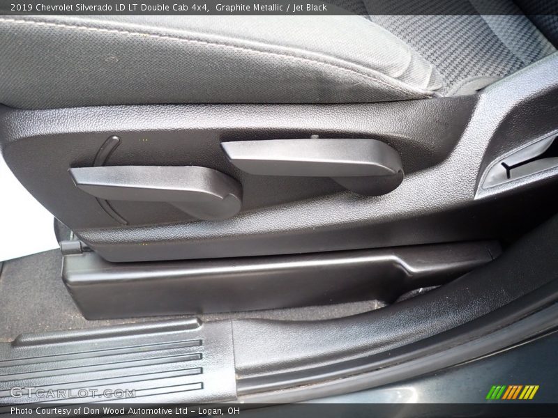 Graphite Metallic / Jet Black 2019 Chevrolet Silverado LD LT Double Cab 4x4