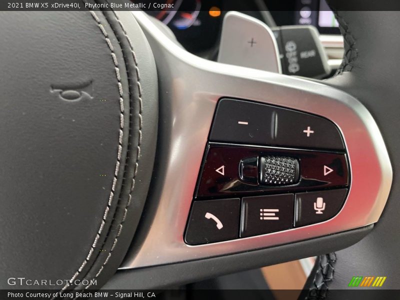 Phytonic Blue Metallic / Cognac 2021 BMW X5 xDrive40i