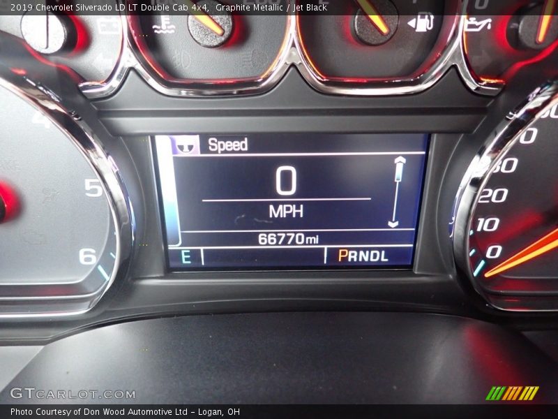 Graphite Metallic / Jet Black 2019 Chevrolet Silverado LD LT Double Cab 4x4