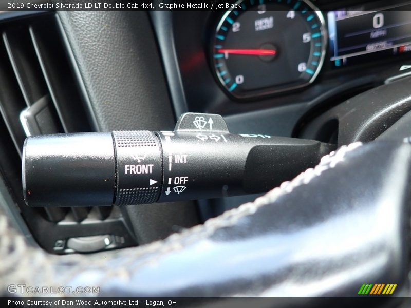 Graphite Metallic / Jet Black 2019 Chevrolet Silverado LD LT Double Cab 4x4