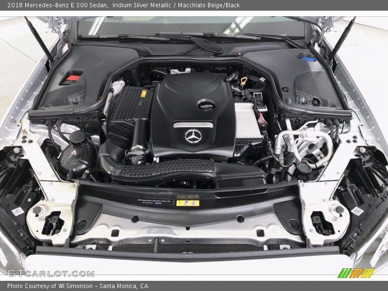 Iridium Silver Metallic / Macchiato Beige/Black 2018 Mercedes-Benz E 300 Sedan