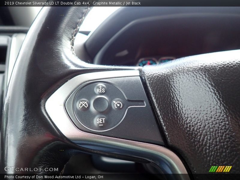 Graphite Metallic / Jet Black 2019 Chevrolet Silverado LD LT Double Cab 4x4