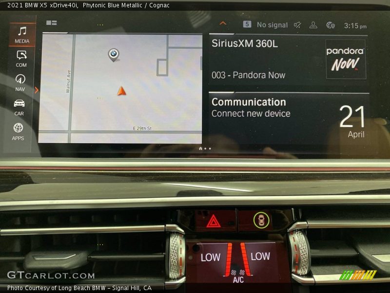 Phytonic Blue Metallic / Cognac 2021 BMW X5 xDrive40i
