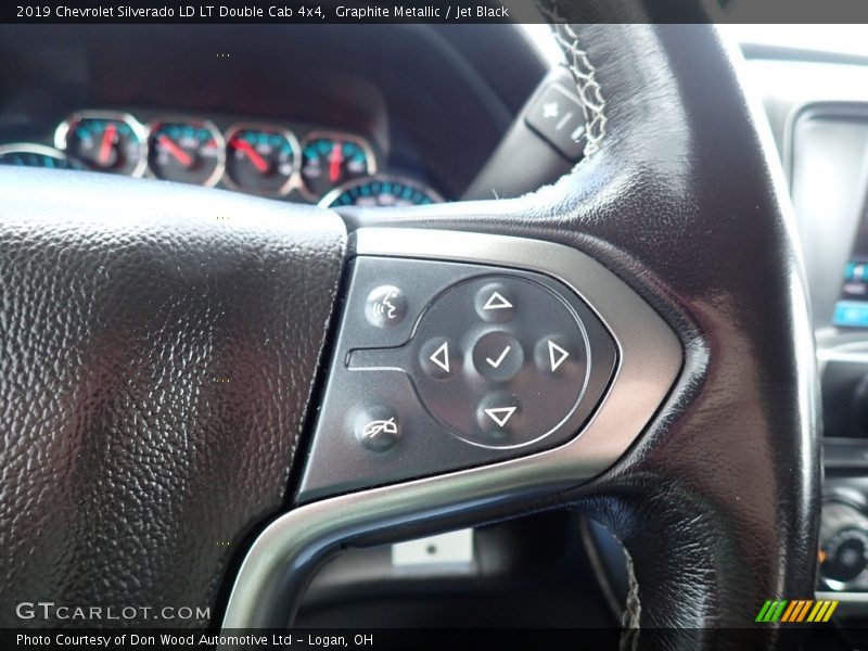Graphite Metallic / Jet Black 2019 Chevrolet Silverado LD LT Double Cab 4x4