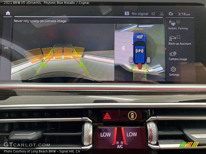 Phytonic Blue Metallic / Cognac 2021 BMW X5 xDrive40i