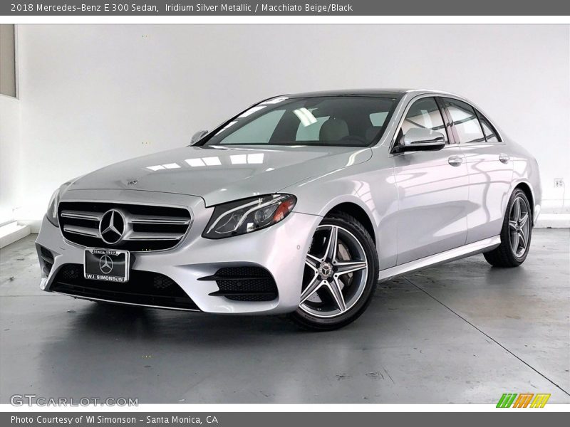 Front 3/4 View of 2018 E 300 Sedan