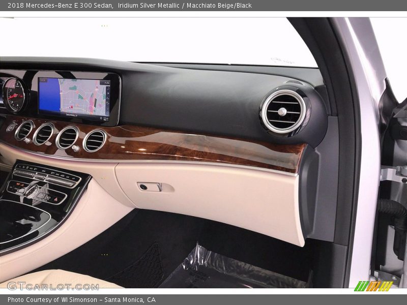 Iridium Silver Metallic / Macchiato Beige/Black 2018 Mercedes-Benz E 300 Sedan