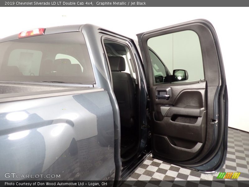 Graphite Metallic / Jet Black 2019 Chevrolet Silverado LD LT Double Cab 4x4