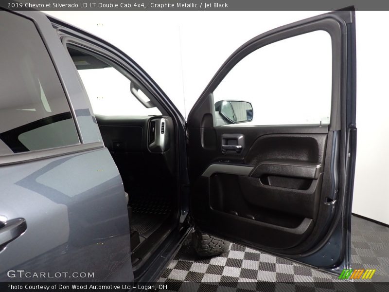Graphite Metallic / Jet Black 2019 Chevrolet Silverado LD LT Double Cab 4x4