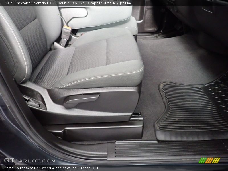 Graphite Metallic / Jet Black 2019 Chevrolet Silverado LD LT Double Cab 4x4