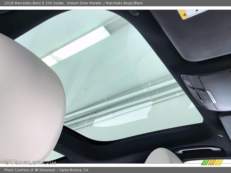 Sunroof of 2018 E 300 Sedan