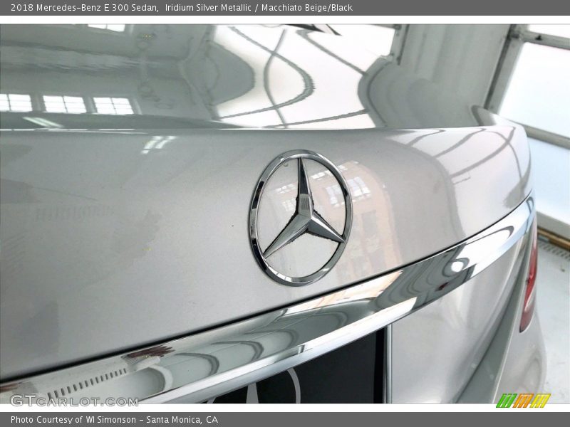 Iridium Silver Metallic / Macchiato Beige/Black 2018 Mercedes-Benz E 300 Sedan