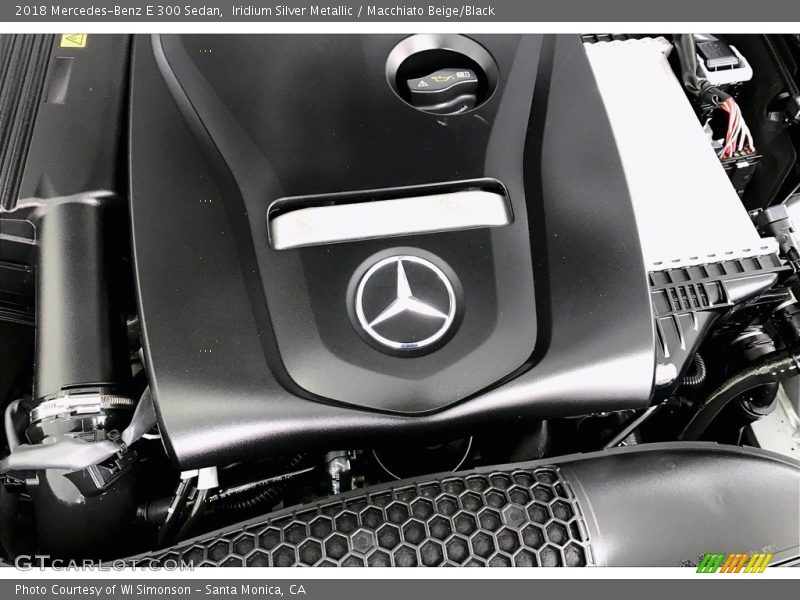 Iridium Silver Metallic / Macchiato Beige/Black 2018 Mercedes-Benz E 300 Sedan