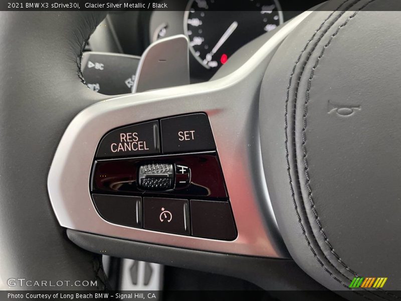 Glacier Silver Metallic / Black 2021 BMW X3 sDrive30i