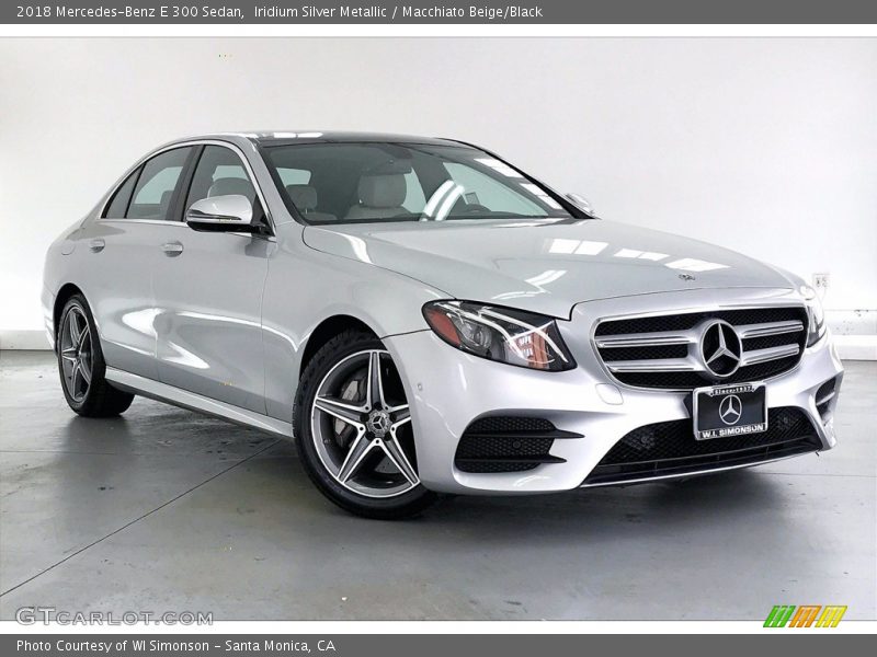 Front 3/4 View of 2018 E 300 Sedan