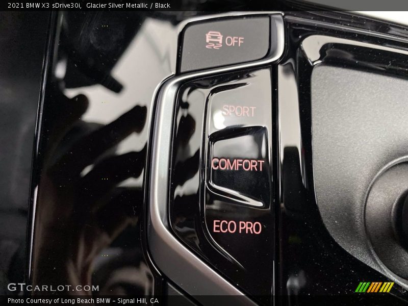Glacier Silver Metallic / Black 2021 BMW X3 sDrive30i