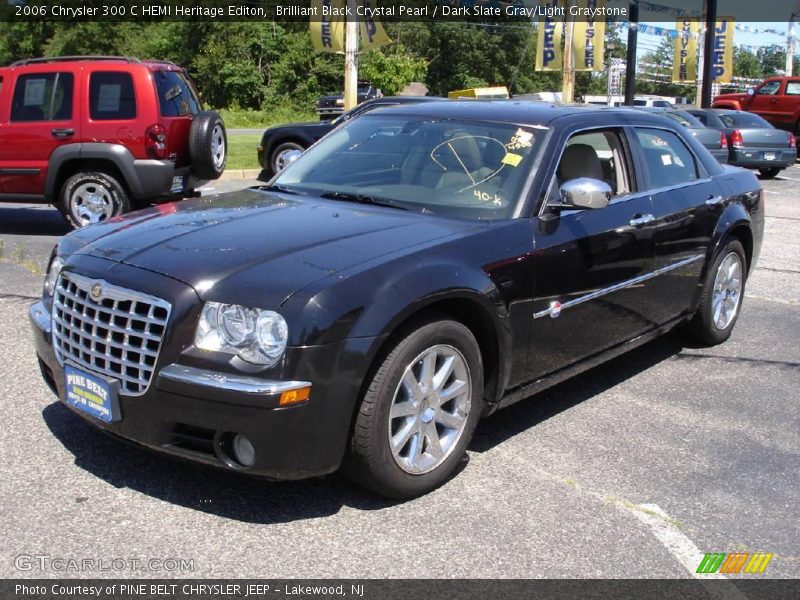 Brilliant Black Crystal Pearl / Dark Slate Gray/Light Graystone 2006 Chrysler 300 C HEMI Heritage Editon