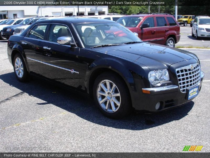 Brilliant Black Crystal Pearl / Dark Slate Gray/Light Graystone 2006 Chrysler 300 C HEMI Heritage Editon