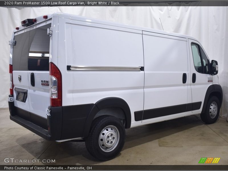 Bright White / Black 2020 Ram ProMaster 1500 Low Roof Cargo Van