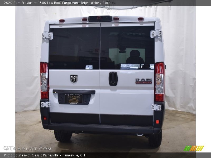 Bright White / Black 2020 Ram ProMaster 1500 Low Roof Cargo Van