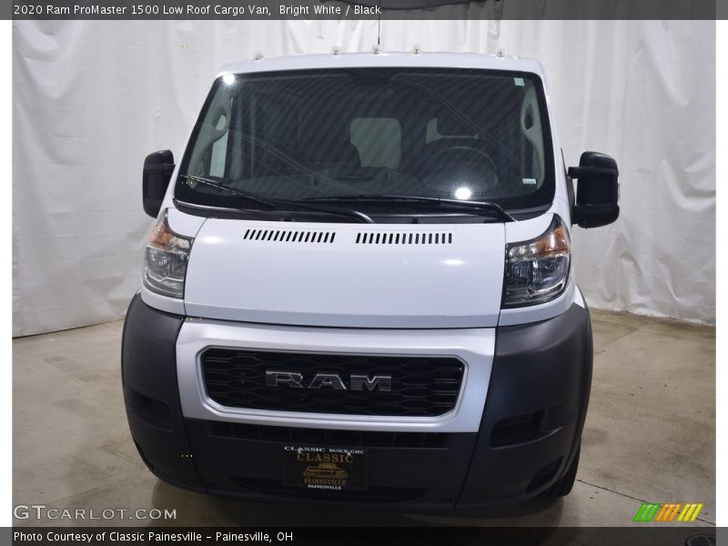 Bright White / Black 2020 Ram ProMaster 1500 Low Roof Cargo Van