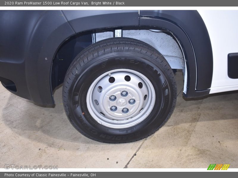 Bright White / Black 2020 Ram ProMaster 1500 Low Roof Cargo Van
