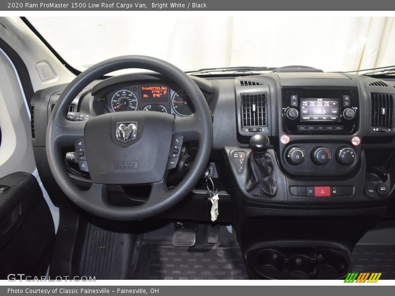 Bright White / Black 2020 Ram ProMaster 1500 Low Roof Cargo Van