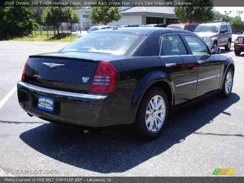 Brilliant Black Crystal Pearl / Dark Slate Gray/Light Graystone 2006 Chrysler 300 C HEMI Heritage Editon