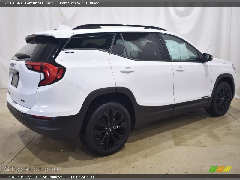 Summit White / Jet Black 2019 GMC Terrain SLE AWD