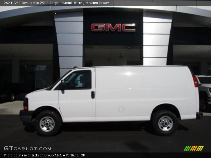 Summit White / Medium Pewter 2021 GMC Savana Van 2500 Cargo