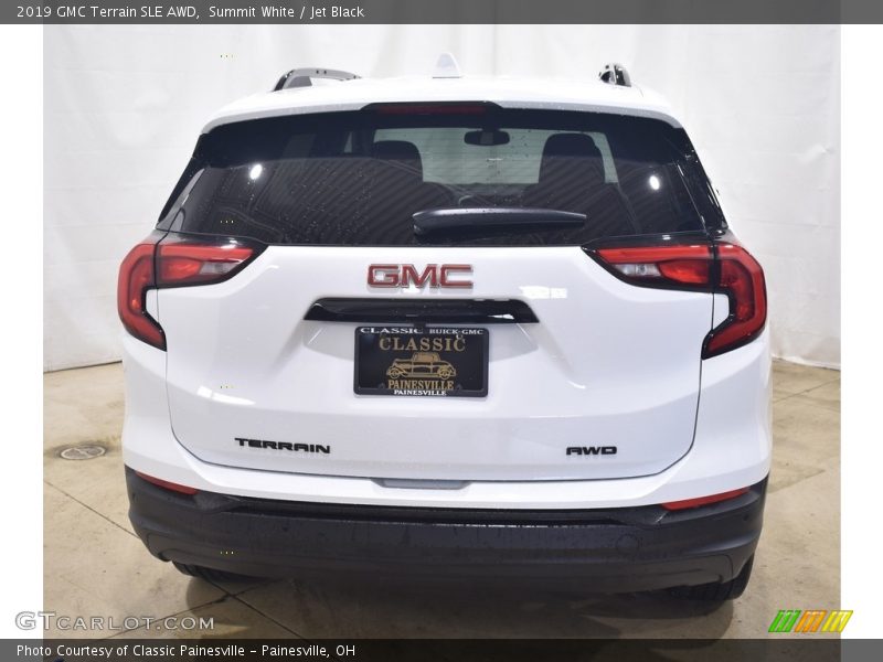 Summit White / Jet Black 2019 GMC Terrain SLE AWD