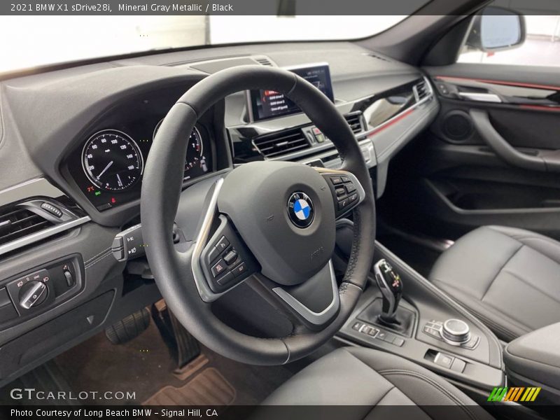 Mineral Gray Metallic / Black 2021 BMW X1 sDrive28i