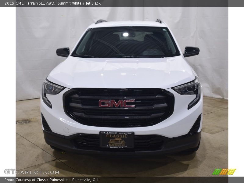 Summit White / Jet Black 2019 GMC Terrain SLE AWD