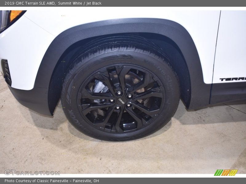 Summit White / Jet Black 2019 GMC Terrain SLE AWD