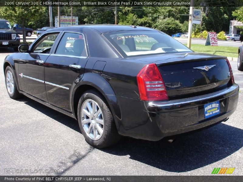 Brilliant Black Crystal Pearl / Dark Slate Gray/Light Graystone 2006 Chrysler 300 C HEMI Heritage Editon
