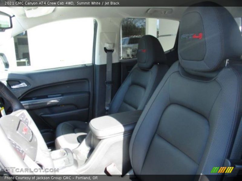 Summit White / Jet Black 2021 GMC Canyon AT4 Crew Cab 4WD