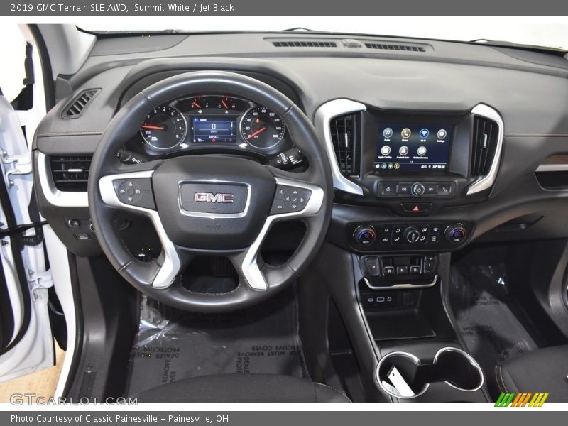 Summit White / Jet Black 2019 GMC Terrain SLE AWD