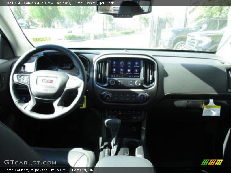 Summit White / Jet Black 2021 GMC Canyon AT4 Crew Cab 4WD